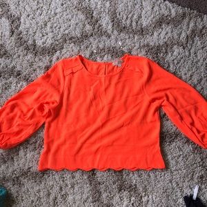 GB neon orange top